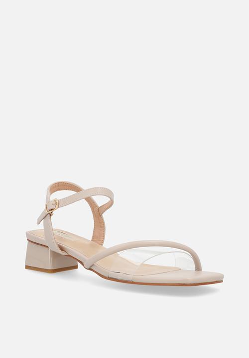 Plum - Anzel block heel - neutral