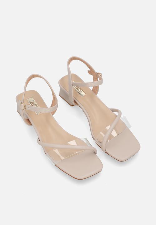 Plum - Anzel block heel - neutral