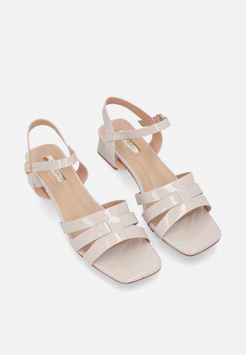 Plum - Hattie block heel - neutral
