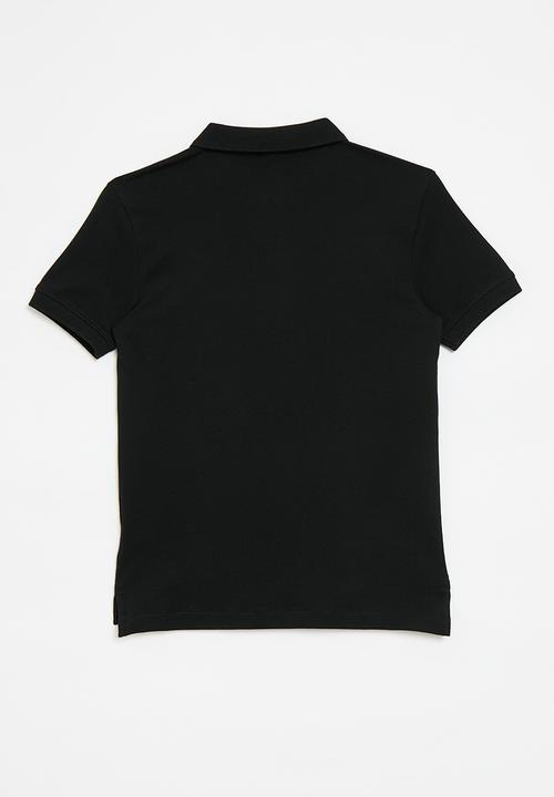 POLO - Boys austin short sleeve golfer - black2