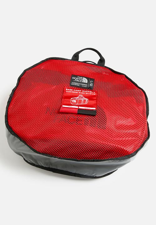 The North Face - Base Camp Duffle - red & black