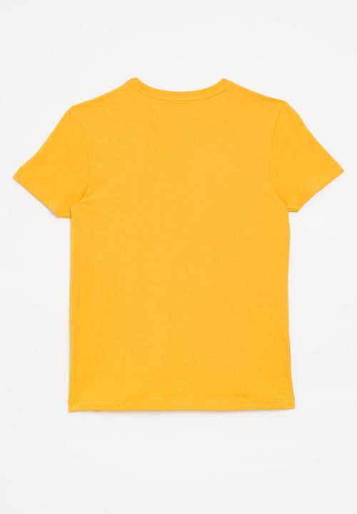 POLO - Girls kelly short sleeve tee - saffron yellow