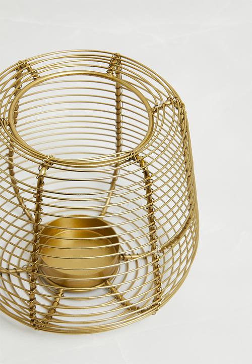H&S - Wire tealight holer - gold