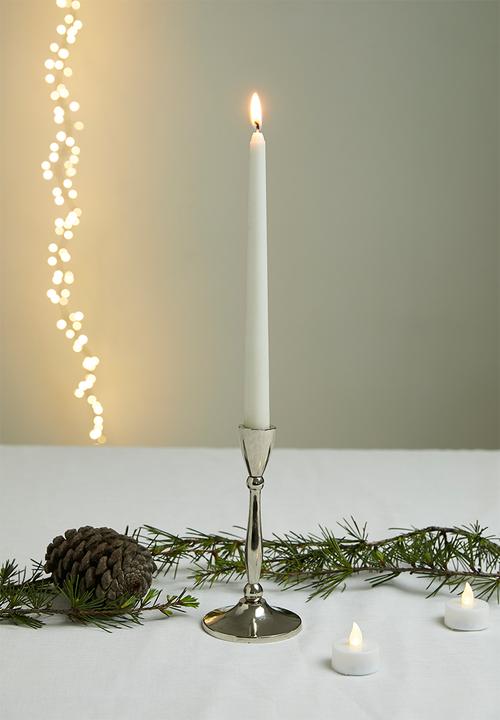 H&S - Candle holder - silver