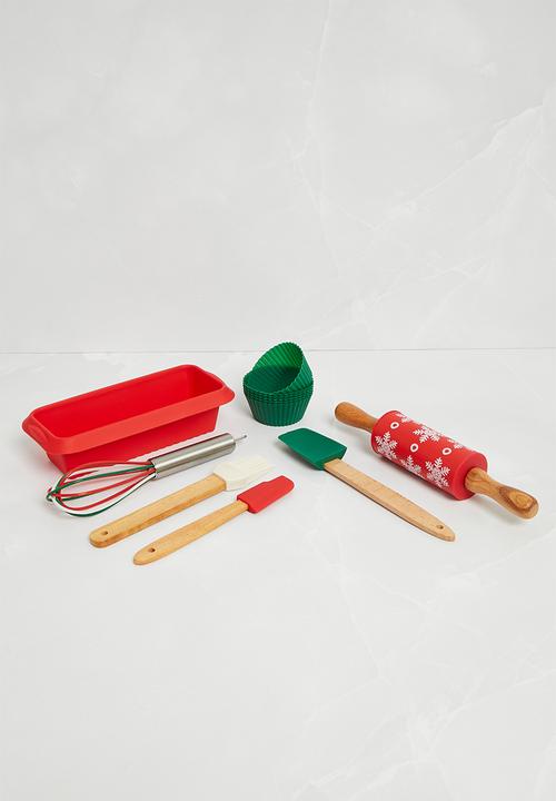 Excellent Houseware - Holly jolly baking set - multi