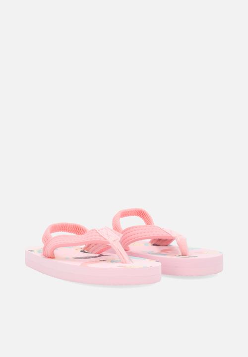 Pop Candy - Printed thong sandals - pink