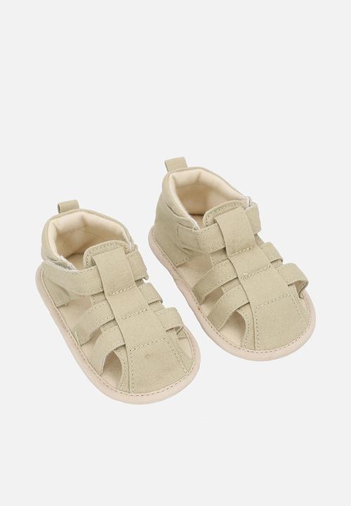 Pop Candy - Caged sandals-beige