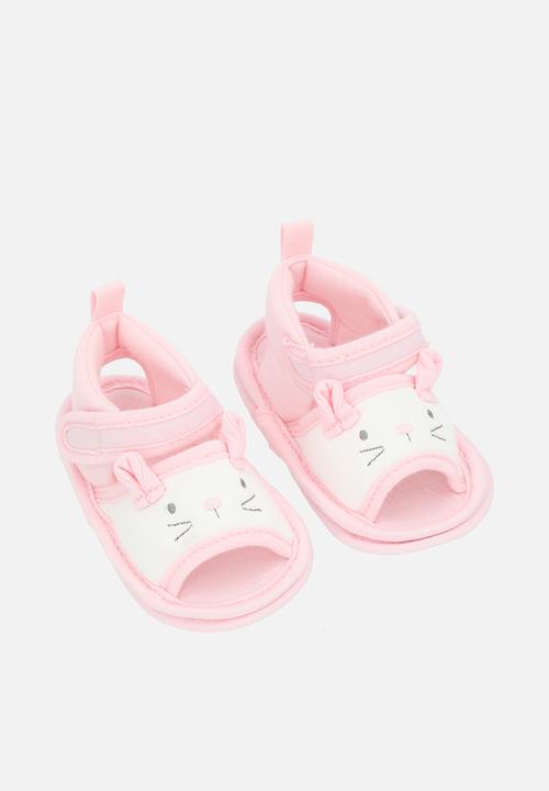 Pop Candy - Contrast sandals-pink & white