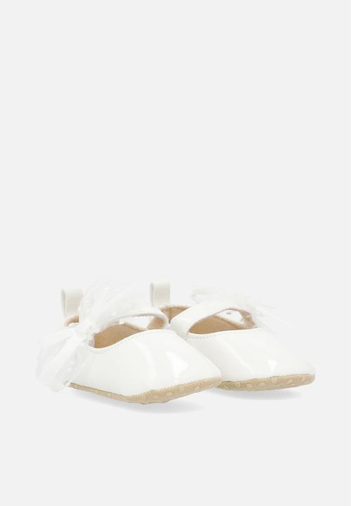 Pop Candy - Bow decor pumps - white