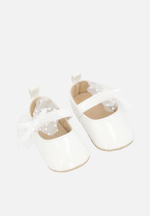 Pop Candy - Bow decor pumps - white