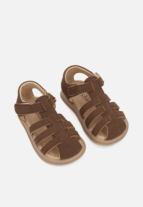 Pop Candy - Caged sandal - brown