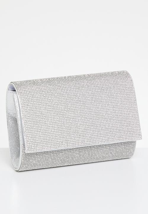 MILLA - Oasis opulence clutch bag - silver