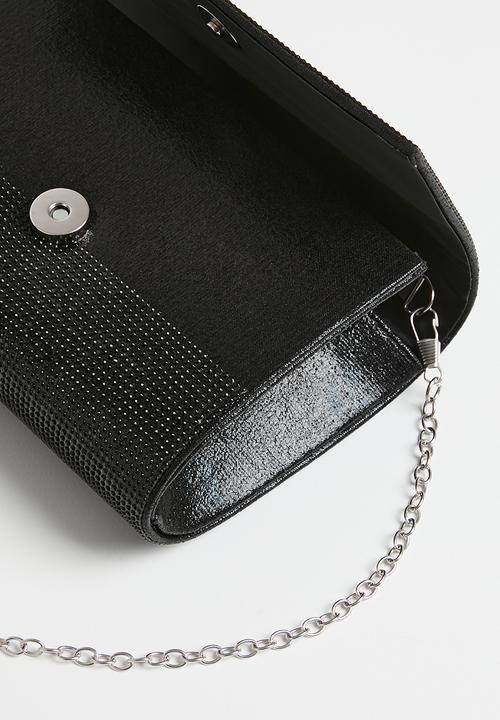 MILLA - Oasis opulence clutch bag-black