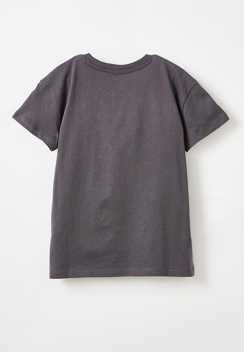Cotton On - Poppy short sleeve print tee - rabbit grey/bonjour