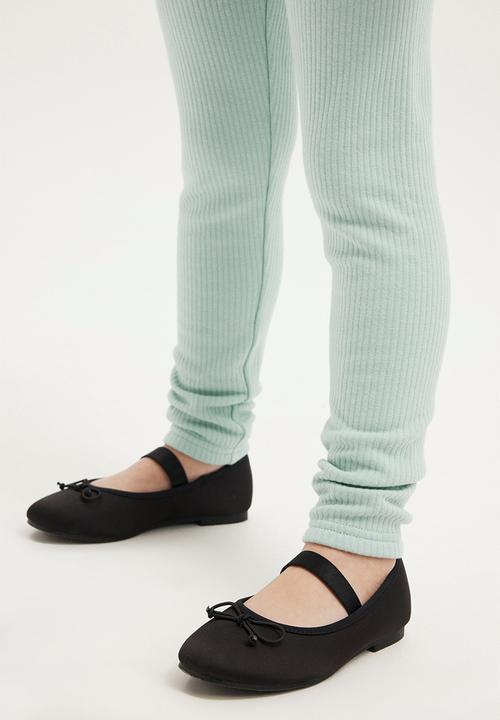 Cotton On - Maya fleece legging - barber blue rib