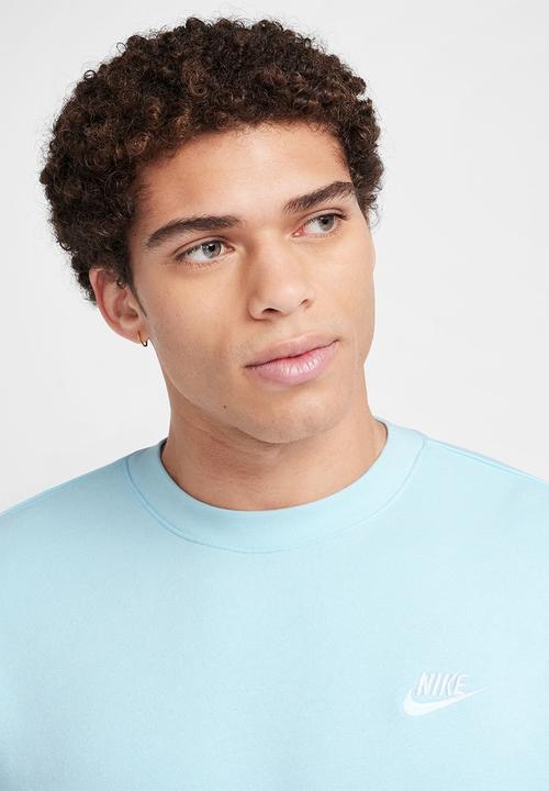 Nike - NSW Club Crew BB Sweatshirt  - Glacier Blue