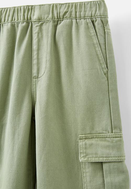 Cotton On - Kaillee wide leg pant - deep sage