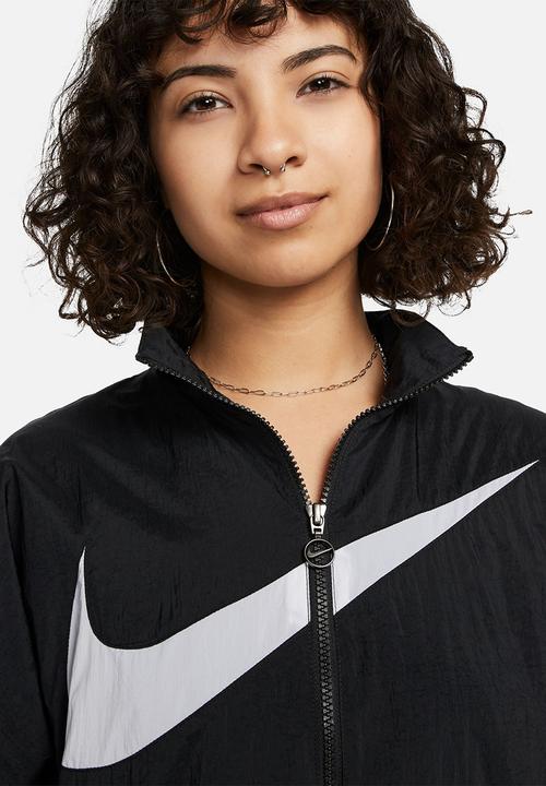 Nike - Nike Womens Essential Woven Jacket - black / white