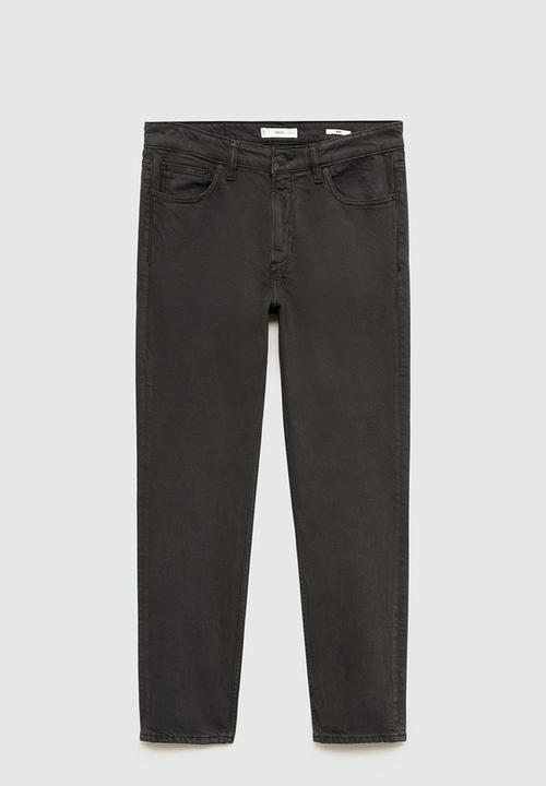 MANGO - Jeans benc - Charcoal