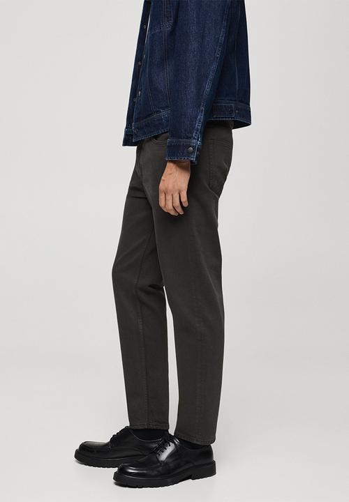 MANGO - Jeans benc - Charcoal