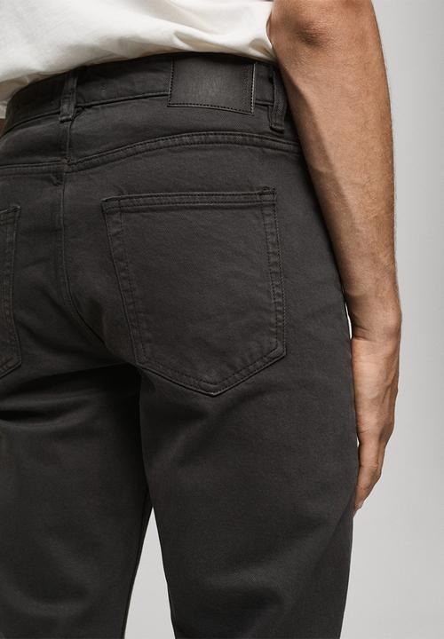 MANGO - Jeans benc - Charcoal
