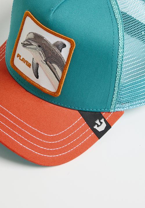 Goorin Bros. - Goorin dolphin fan trucker s24 - turquoise & orange
