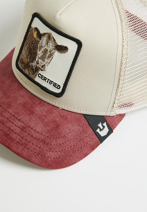 Goorin Bros. - Goorin the certified cow trucker s24 - beige & red