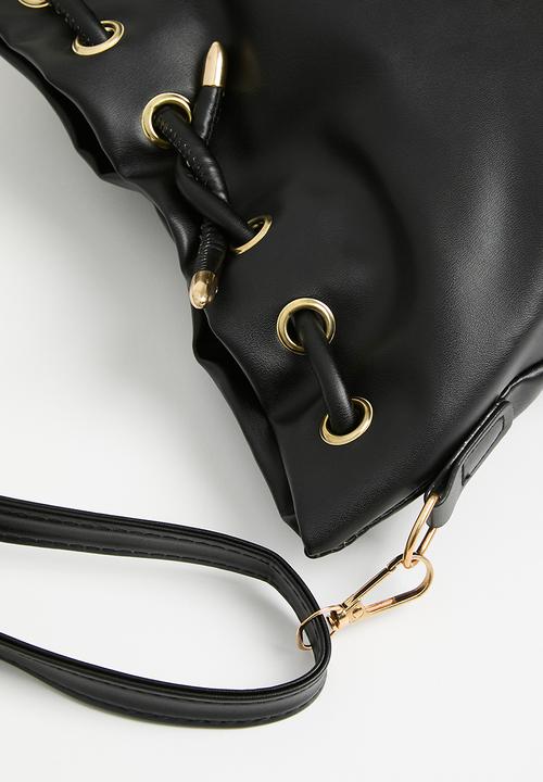 Superbalist - Tessa bucket bag - black