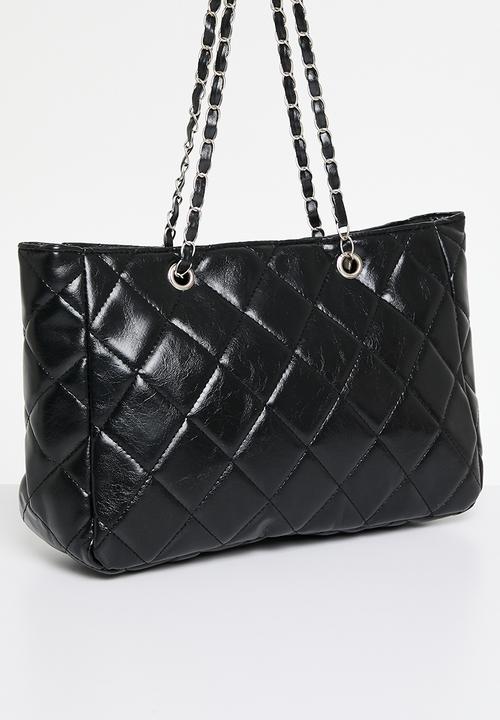 Superbalist - Quilted tote bag - black