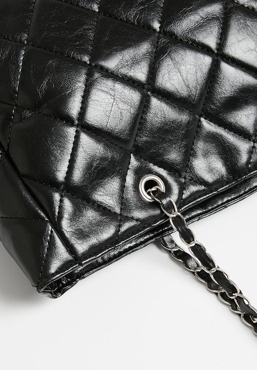 Superbalist - Quilted tote bag - black