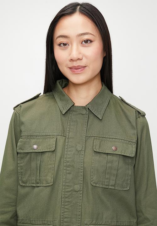 French Connection - Pocket Utility Jacket - Khaki