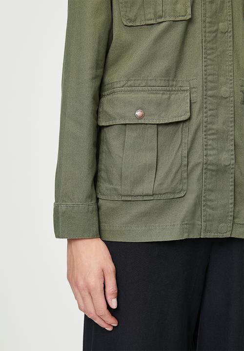 French Connection - Pocket Utility Jacket - Khaki