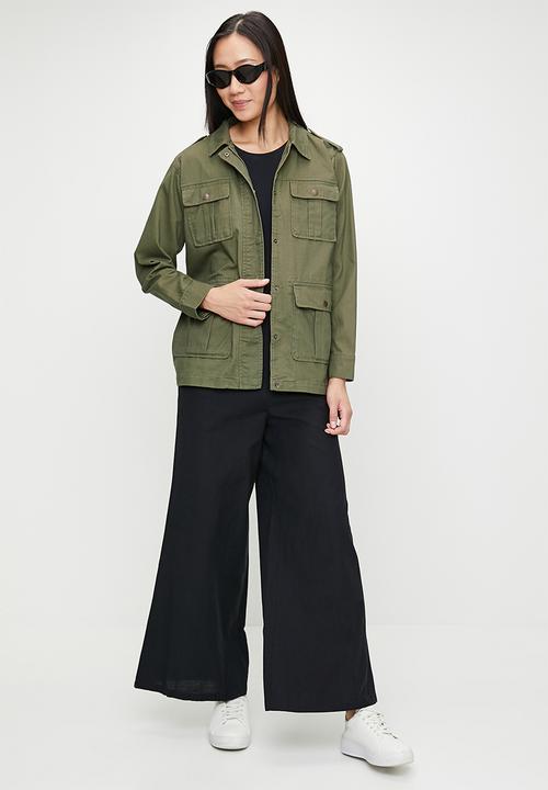 French Connection - Pocket Utility Jacket - Khaki