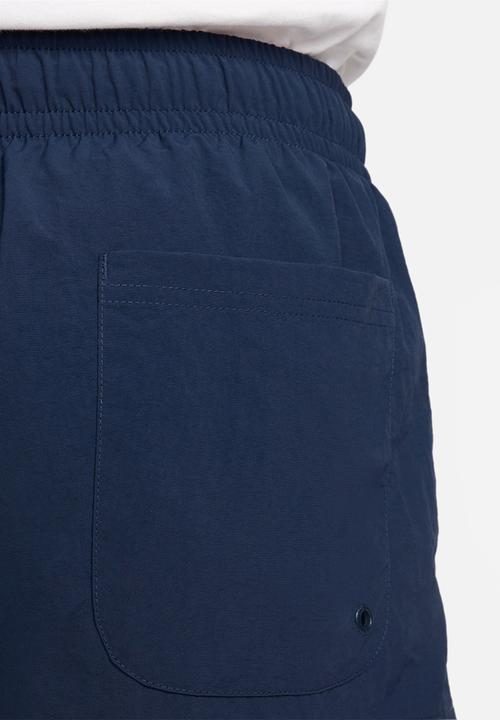 Nike - Nike Club Woven Color-Blocked Shorts - Mn navy/White