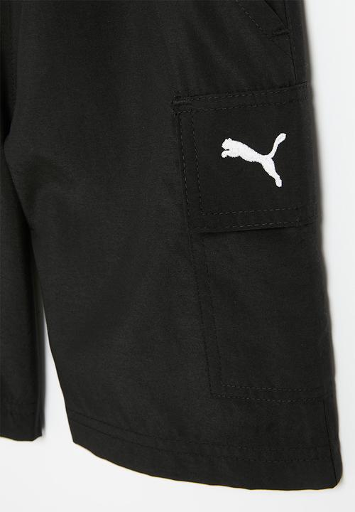PUMA - Ess woven cargo shorts b - puma black