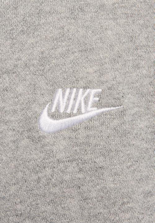 Nike - Club Fleece Oversized French Terry Pullover Hoodie - D Gr H/White