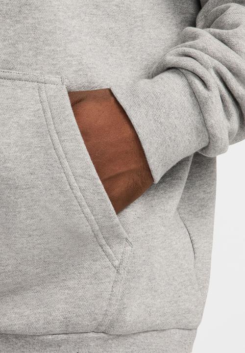 Nike - Club Fleece Oversized French Terry Pullover Hoodie - D Gr H/White