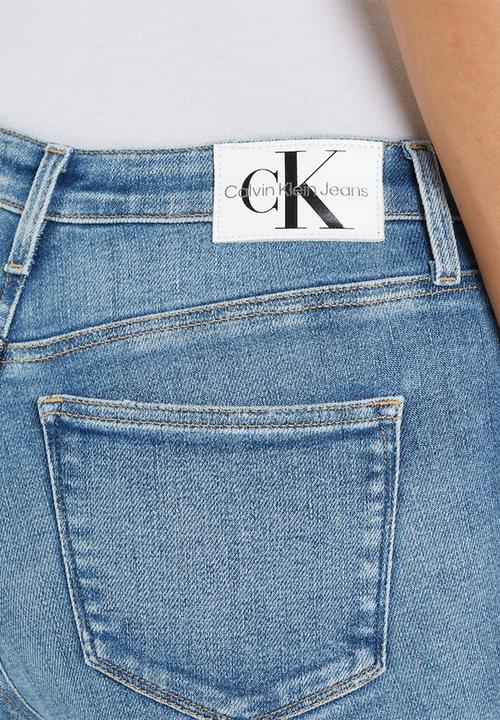 Calvin Klein - High rise super skinny ankle - denim light