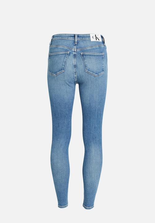Calvin Klein - High rise super skinny ankle - denim light