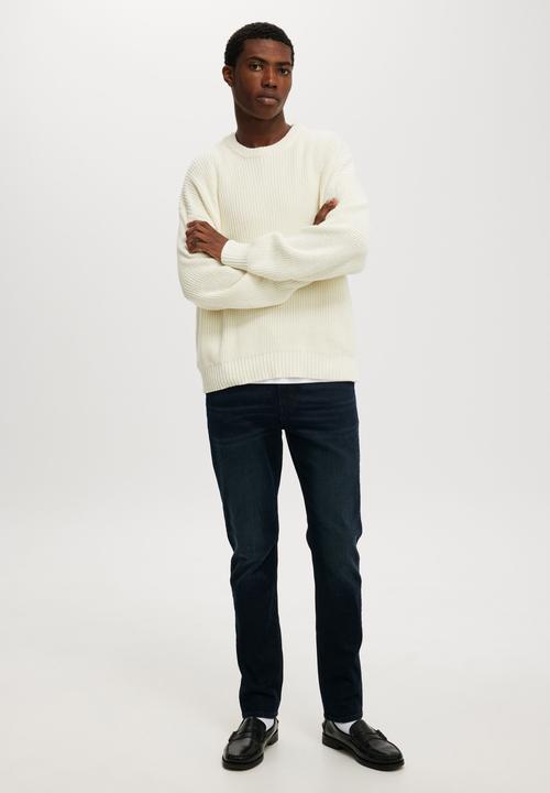 Cotton On - Relaxed tapered jean - phoenix blue