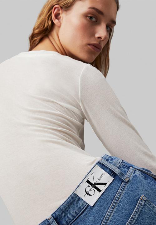 Calvin Klein - 90's Straight short trouser - denim light