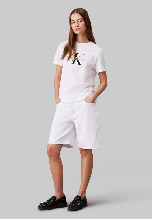 Calvin Klein - 90's Straight short - white