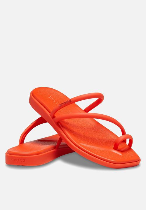 Crocs - Miami toe loop sandal - lava