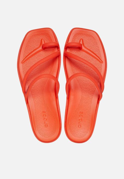 Crocs - Miami toe loop sandal - lava