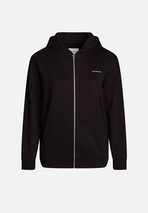 Calvin Klein - Plus diffused ck zip-through - ck black