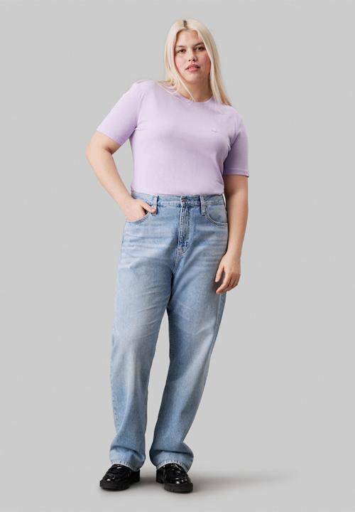 Calvin Klein - Plus ck embro badge regular tee - pastel lilac