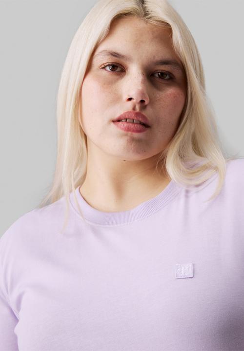 Calvin Klein - Plus ck embro badge regular tee - pastel lilac