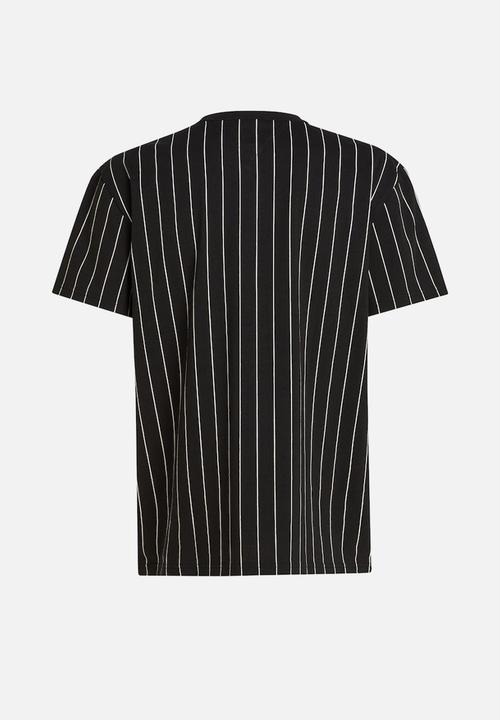 Tommy Hilfiger - Tjm reg vertical stripe tee ext - Black