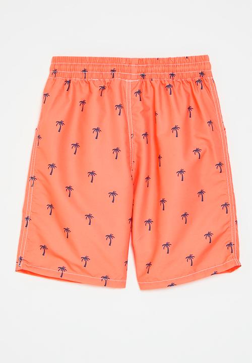 Pop Candy - Printed board shorts-orange