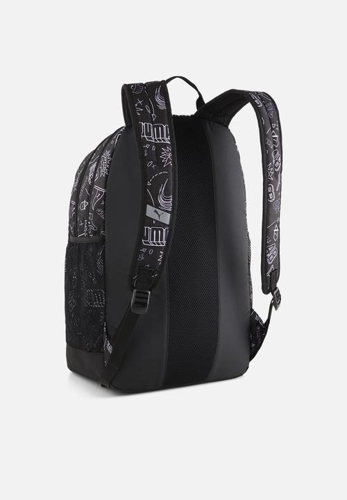 PUMA - PUMA Academy Backpack - PUMA Black-B&W Graphic AOP